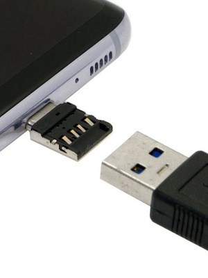 Micro Usb to Usb adapter used