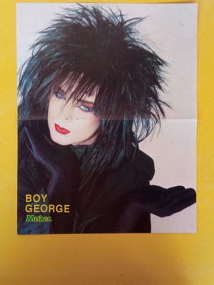 Αφίσα Boy George καινούργια κατάσταση από το Μπλεκ