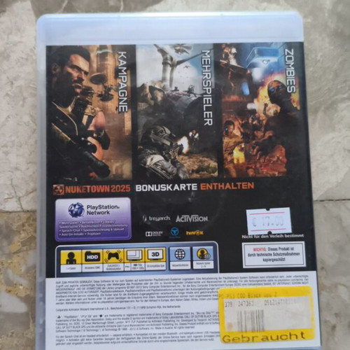 Call of Duty Black Ops II PS3 used, fully functional
