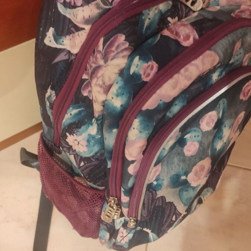Polo school backpack, purple