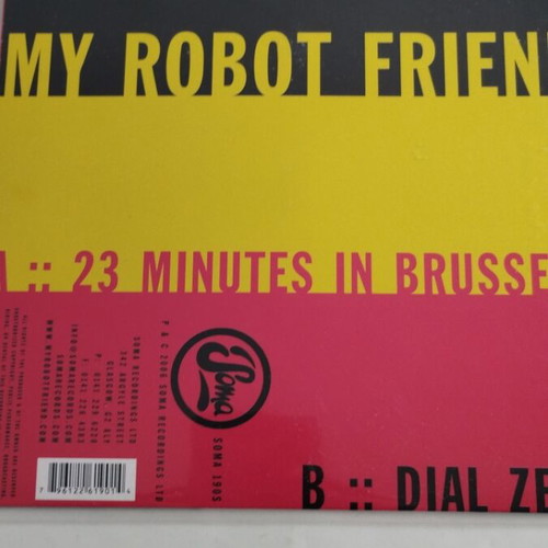 My Robot Friend 23 Minutes In Brussels 7" single red vinyl new