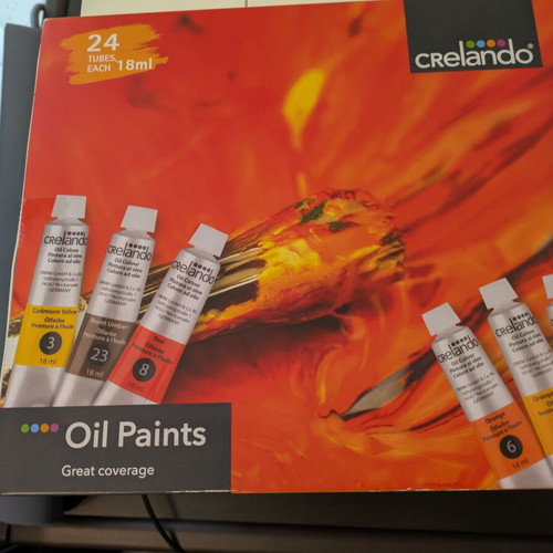 Crelando oil paints new box 24 x 18ml