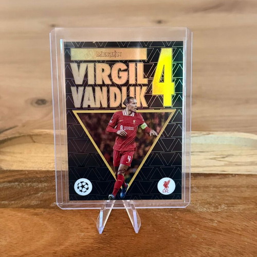 2024-25 Topps Merlin UCC 30th Anniversary Virgil Van Dijk Liverpool FC card new