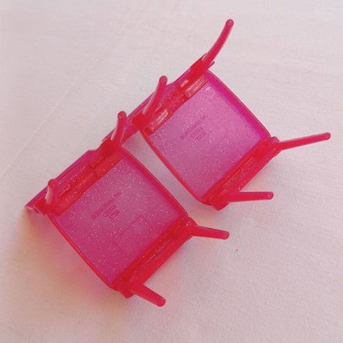 Barbie Glam Dining Room Chairs set of 2 Mattel 2010 like new