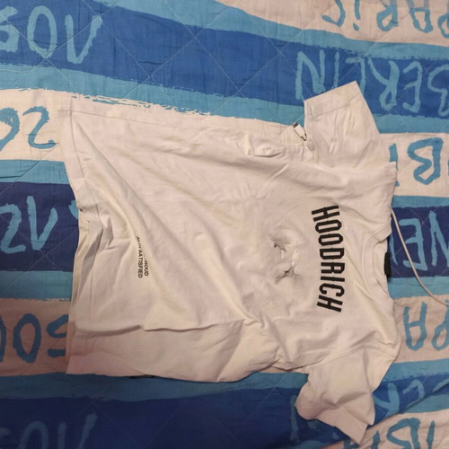 Hoodrich tee XL kids like new, white