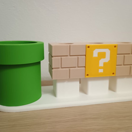 Super Mario Toothpaste Stand made to order
