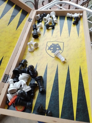 Chess and Backgammon AEK like new