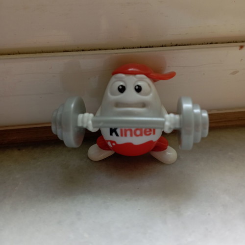 Kinderino Weightlifter 2013 figure like new