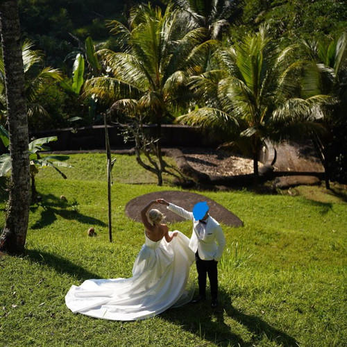 Justin Alexander Mikado strapless wedding dress with sweetheart neckline