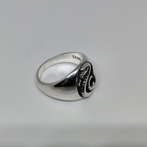 Slytherin Malfoy Harry Potter ring with snake seal silver color like new