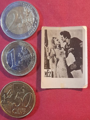 Romantic Couple Vintage Movie Photo Collectible Sticker MEZ