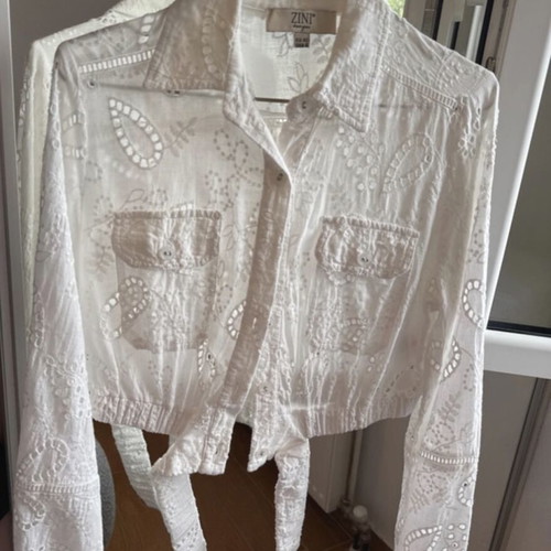 Zini boutique pant shirt set like new, white