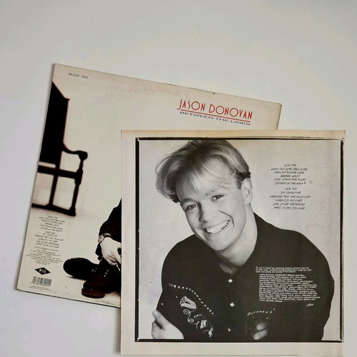 Jason Donovan Between The Lines vinyl record like new
