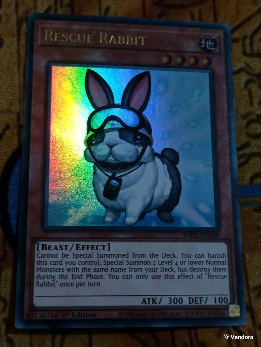 Rescue Rabbit Yu-Gi-Oh! card like new, -  0,50 - Vendora.cy