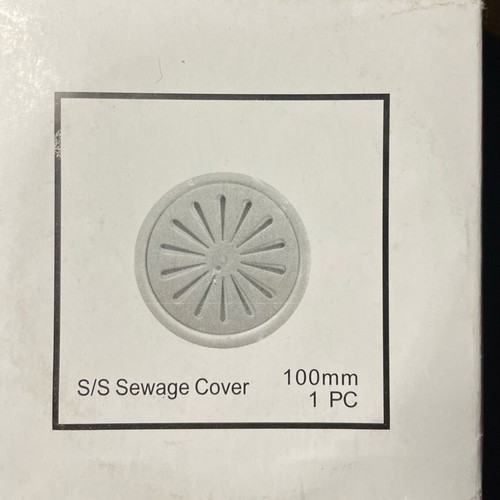 Bathroom drain covers new, one safety φ100 and two simple φ100