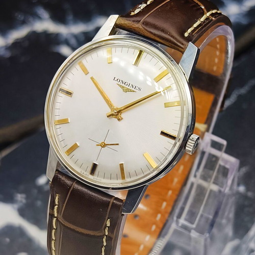 Longines Vintage Ref. 8490-1 Small Seconds wristwatch used, Cal. 490, 1960