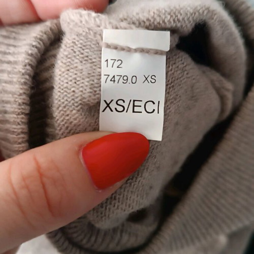 Benetton Italian Merino Wool Dress like new, beige