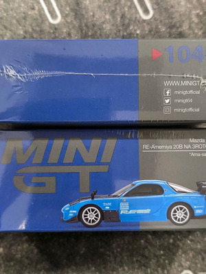 Minigt Mazda Rx-7 Re-Amemiya 20B NA 3ROTOR-7 “Ama-San Go” καινούργιο