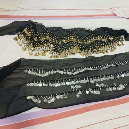 Waist scarves set of 2 for belly dance like new