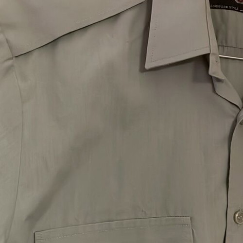 Khaki Shirt with Pockets and Epaulets New, Men's Military Style