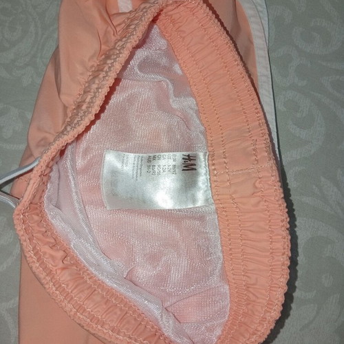Girls' beach swim shorts peach color like new