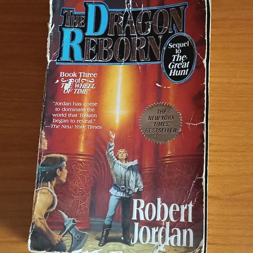 The Dragon Reborn by Robert Jordan used, English fantasy novel