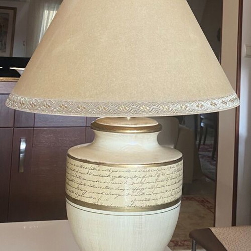 Table lamp like new, height 67 cm, width 50 cm