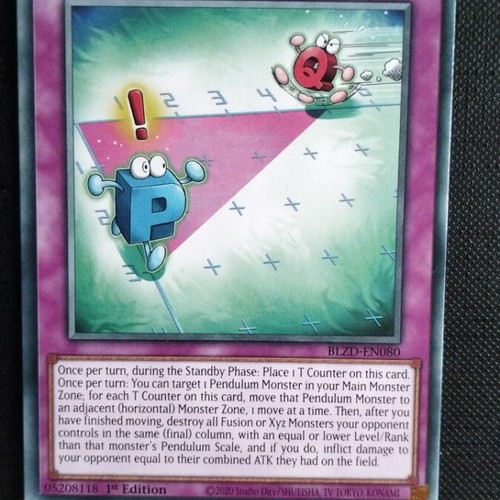 Solving for Pendulum 1st Edition Yu-Gi-Oh! Trap Card new