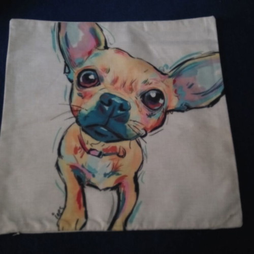 Decorative pillowcase new with dog design