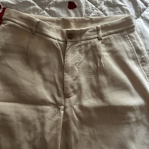 Zara men's beige bermuda shorts size 42