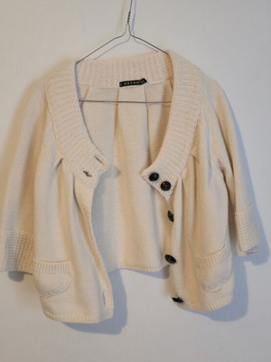 Extre Short Cardigan beige like new, size S