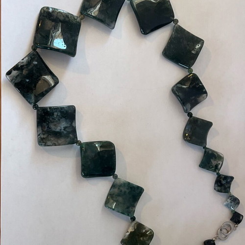 Petra Collection Glass Necklace like new, large, impressive
