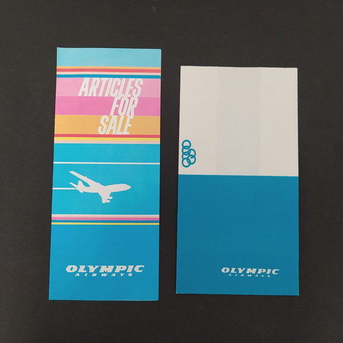 Magazine "Your Air Companion" Olympic Airways 1979 like new