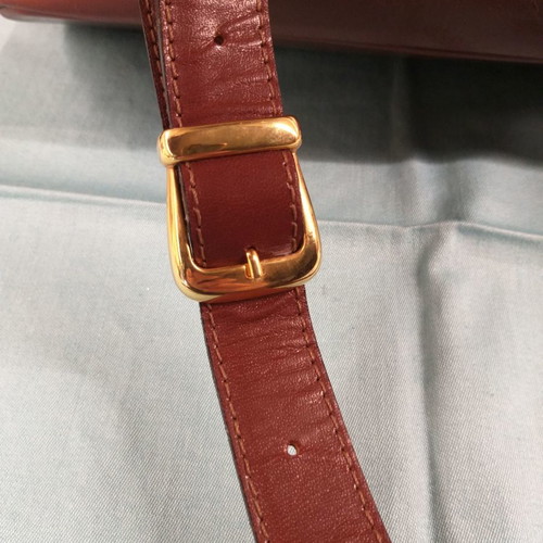 Leather saddle bag used