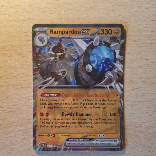 Rampardos ex Pokemon card new