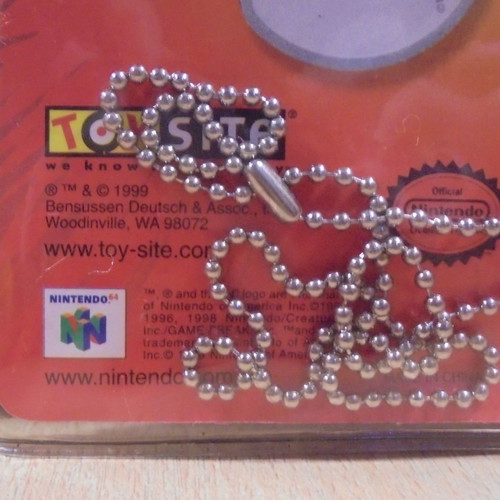 Pokemon Poliwrath old promotional metal dog tag Nintendo 1999 new