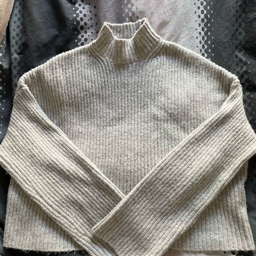 Bershka sweater like new, gray, size S