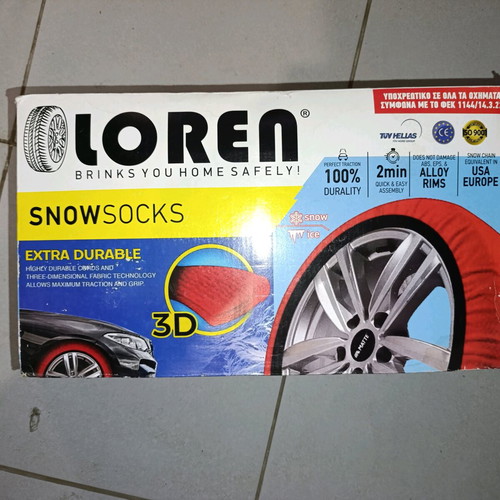 Loren snow socks medium new sealed unused