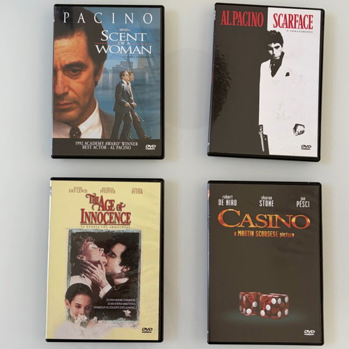 DVD movie pack of 20 with Greek subtitles like new