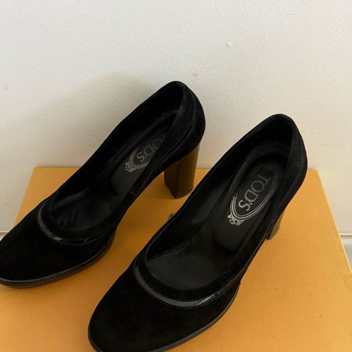 Tod’s women's heels used, size 38.5, black suede