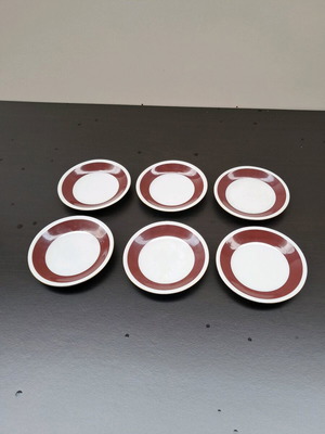 Coffee saucers like new, made in GDR, 11cm diameter