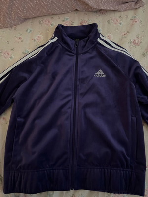 Adidas vintage custom purple jacket like new