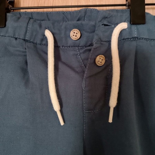 Mayoral baby chinos like new, blue, size 92 cm