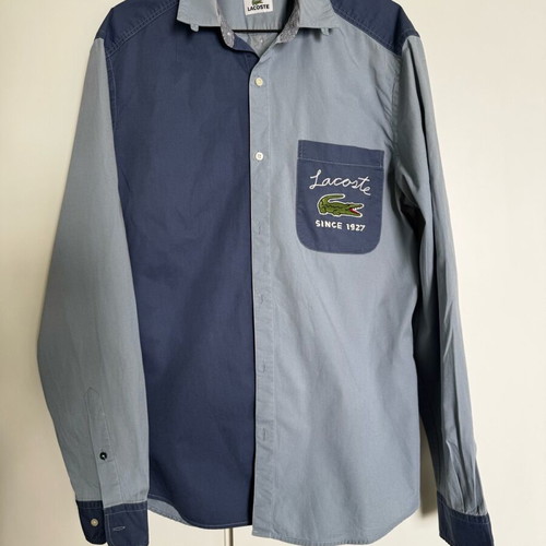 Lacoste unisex shirt two-tone size 40 in very good condition