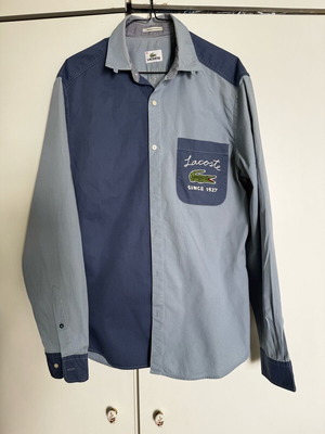 Πουκάμισο Lacoste unisex δίχρωμο size 40 σε πολύ καλή κατάσταση