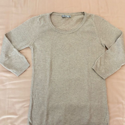 Stradivarius blouse like new, beige, size S