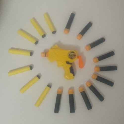 Nerf Mini Launcher N Series Duo Pack with 18 darts like new