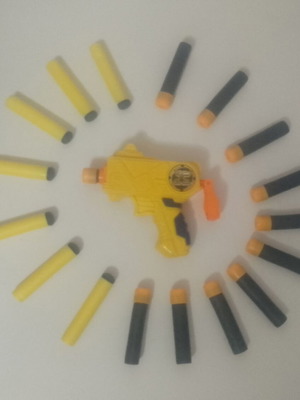 Nerf Mini Εκτοξευτής N Series Duo Pack με 18 βελάκια σαν καινούργιο