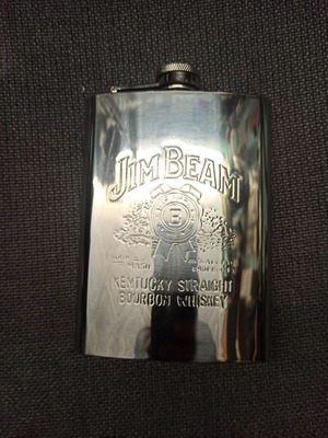 Jim Beam φλασκί από ανοξείδωτο ατσάλι