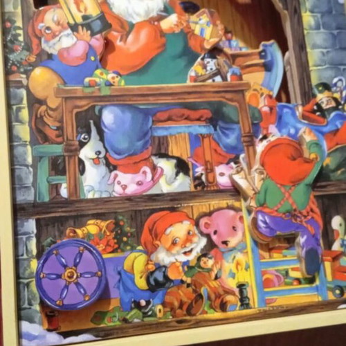 Christmas music box like new with moving images